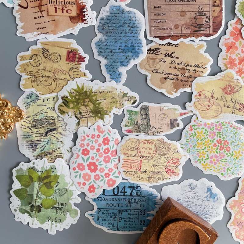 Stained Notes Sticker 75PCS