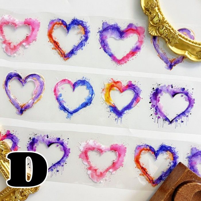 Iridescent Margin PET Tape Roll