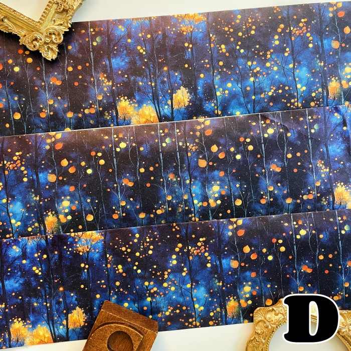 Night Forest Washi Tape Roll