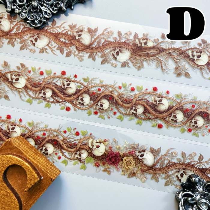 Dark Night Rose PET Tape Roll