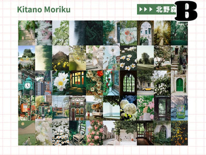 Inspiring Landscapes Sticker Book 50PCS