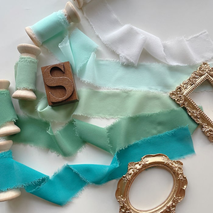 Frayed Edge Chiffon Ribbon Set #3
