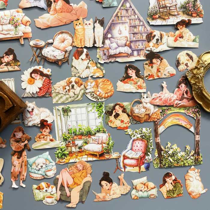 Life in Ease Sticker 100PCS