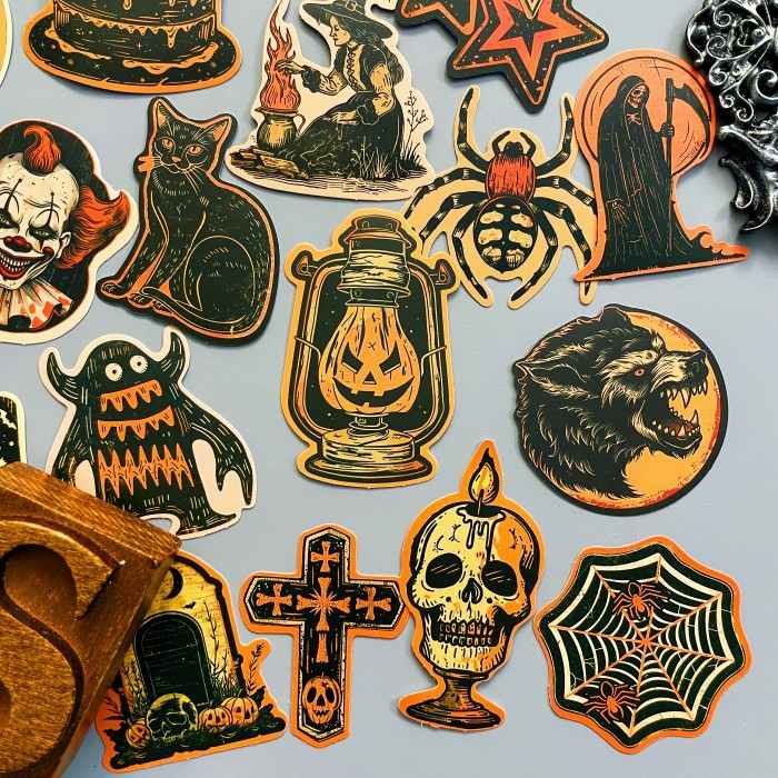 Nostalgia Spook Sticker 50PCS