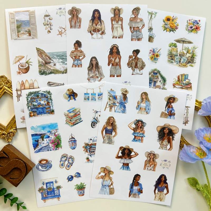 Seaside Getaway Sticker 5Sheets