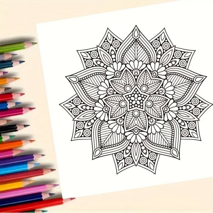 Mystery Mandala Coloring Book
