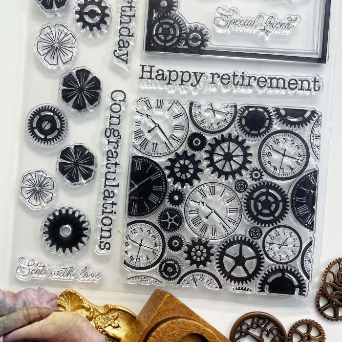 Mechanical Mood Clear Stamp