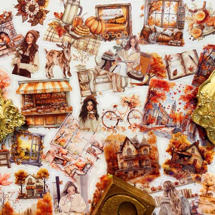 Autumn Life Sticker 90PCS