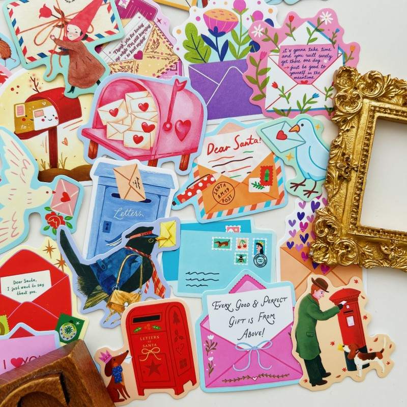 Happy Mail Sticker 50PCS