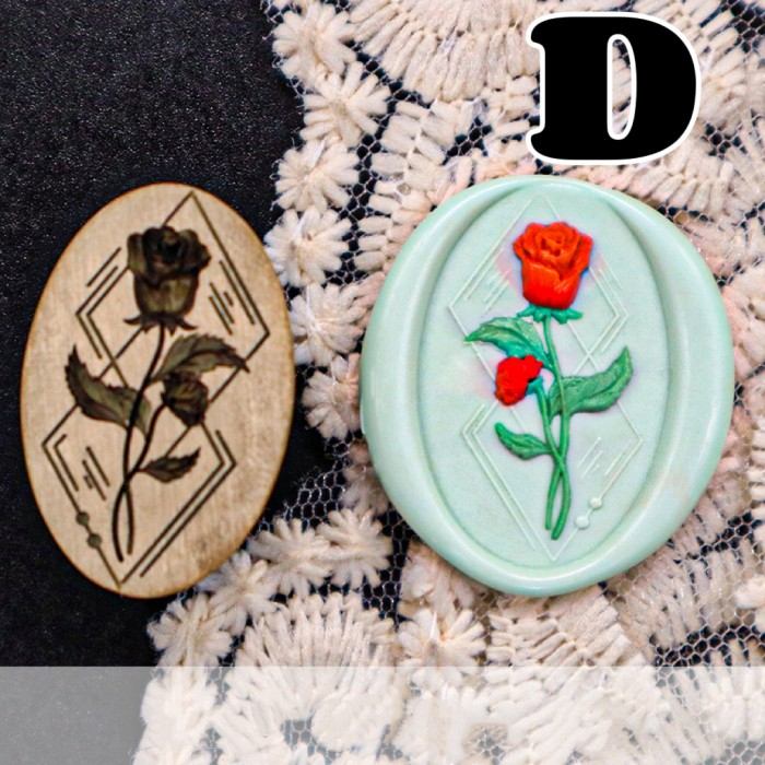 Rose Mirage Sealing Wax Stamp