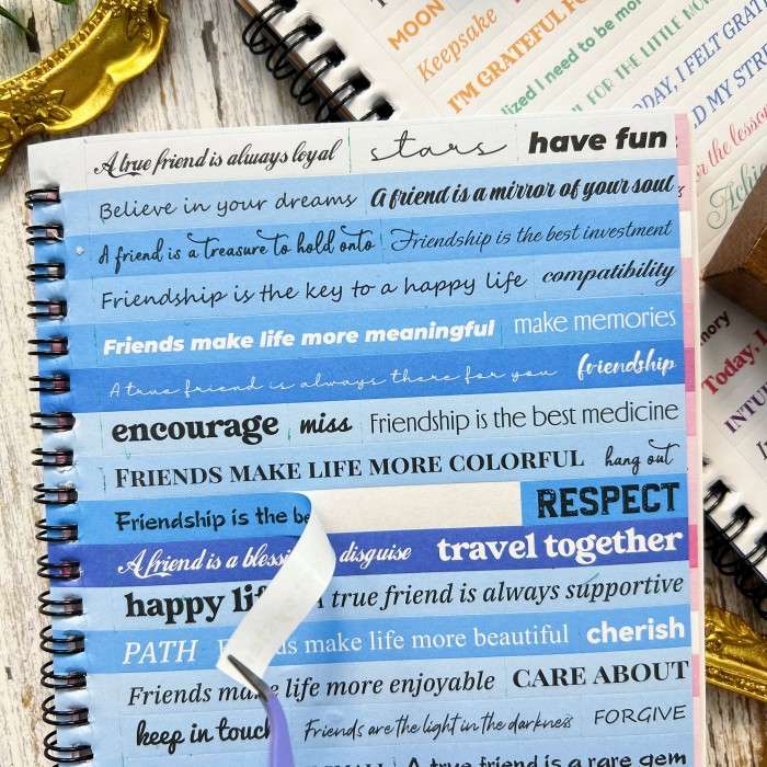 Text Art Sticker Book 40Sheets