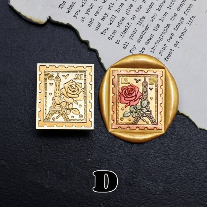 Historic Postmark Sealing Wax Stamp