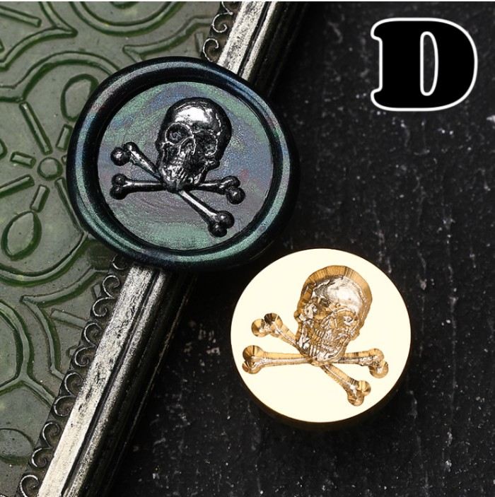 Black Phantom Sealing Wax Stamp