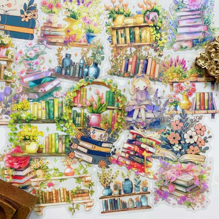 Bookish Journey Sticker 60PCS