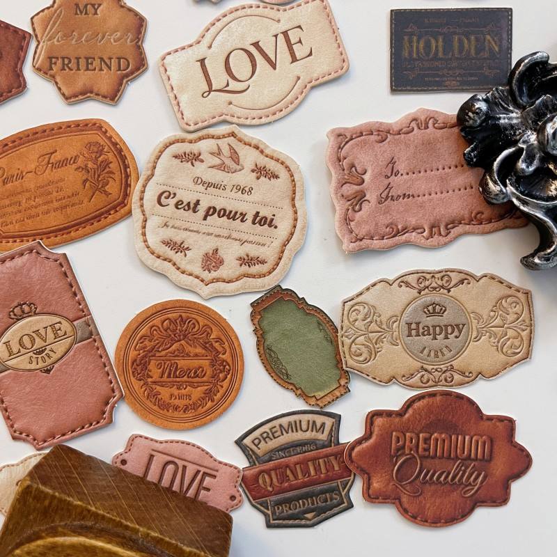 Velvet Letterhead Sticker 60PCS