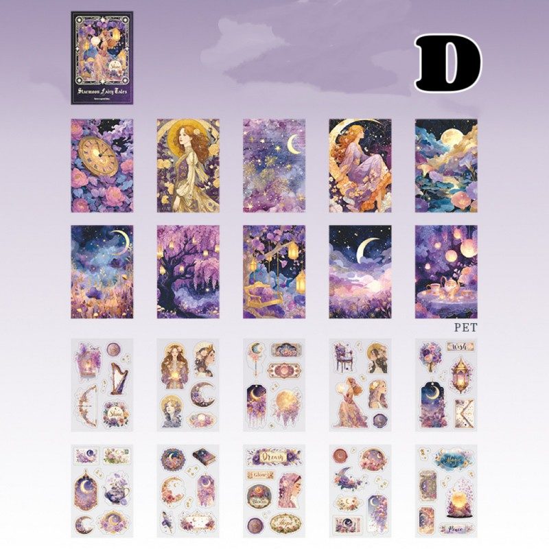 Starmoon Fairy Tales Sticker Book 20Sheets