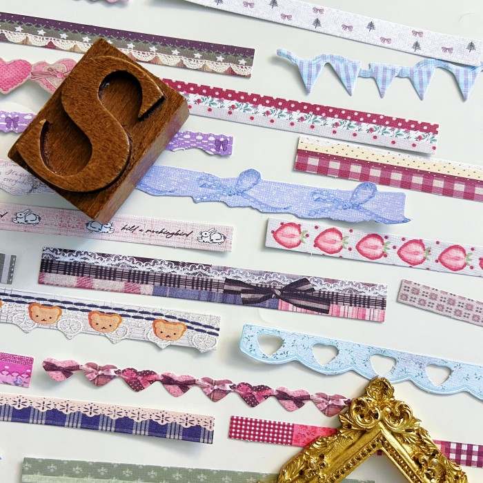 Fabric Lace Sticker 40PCS