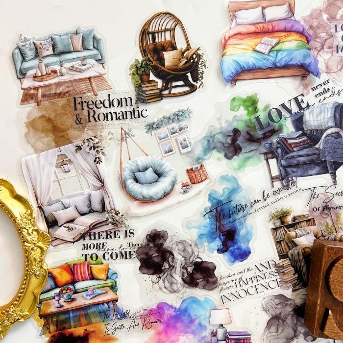 Colorful Corner Sticker 90PCS
