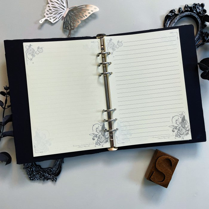 Arcane Gaze 3D Embossed Loose-Leaf Journal
