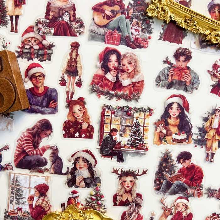 Christmas Era Sticker 60PCS