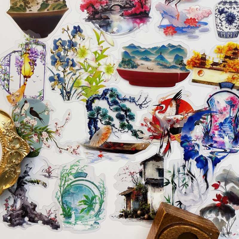 Chinese Essence Sticker 50PCS