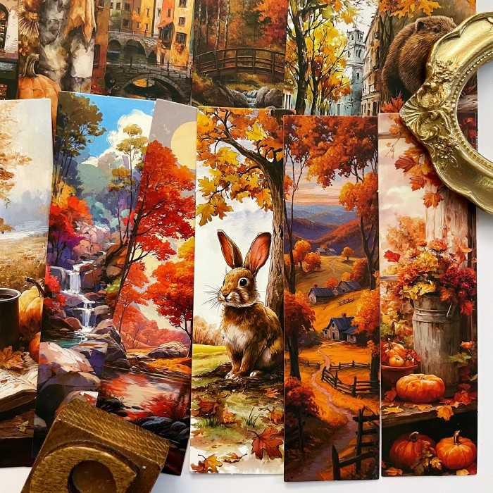 Amber Fall Note Paper 30PCS
