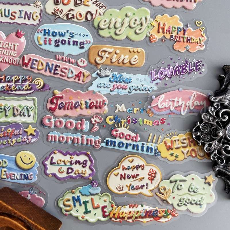 Life Sequence Sticker 60PCS