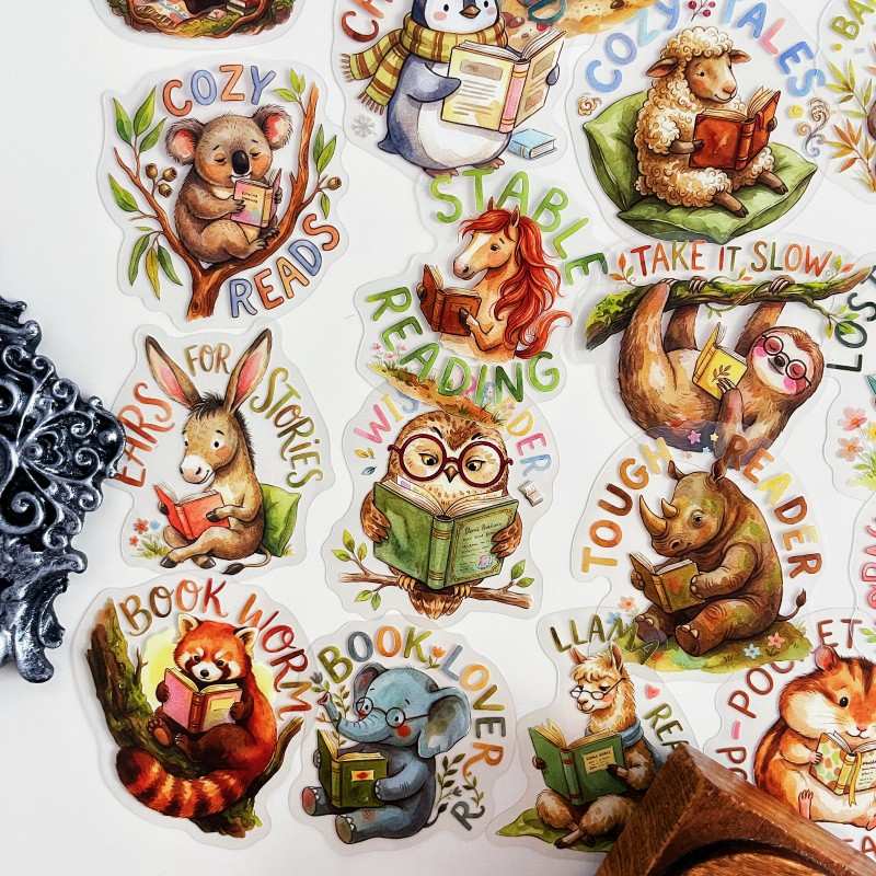 Critter Read Sticker 50PCS