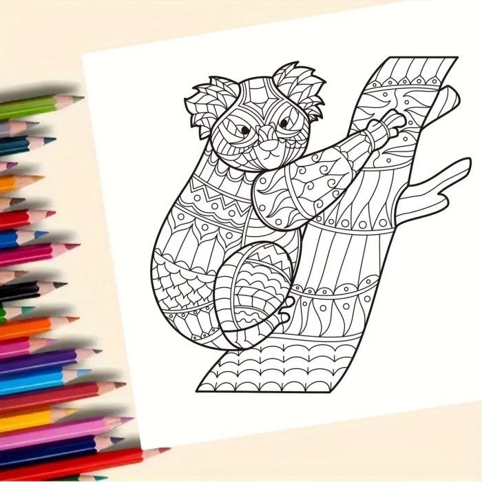 Mandala Animal Coloring Book