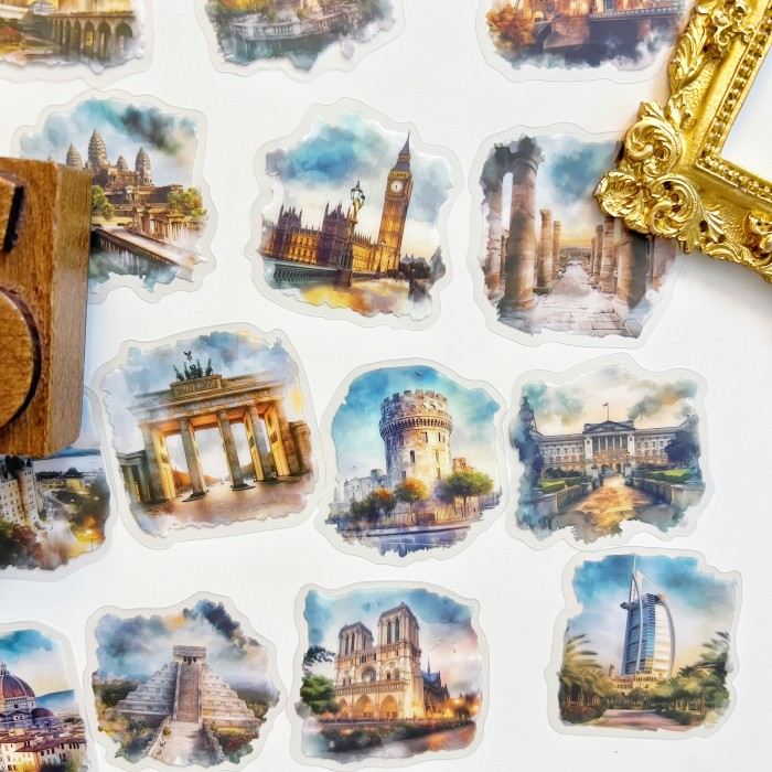 Global Builds Sticker 50PCS