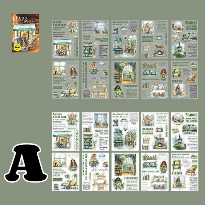 Reading Weekly Sticker Book 20Sheets