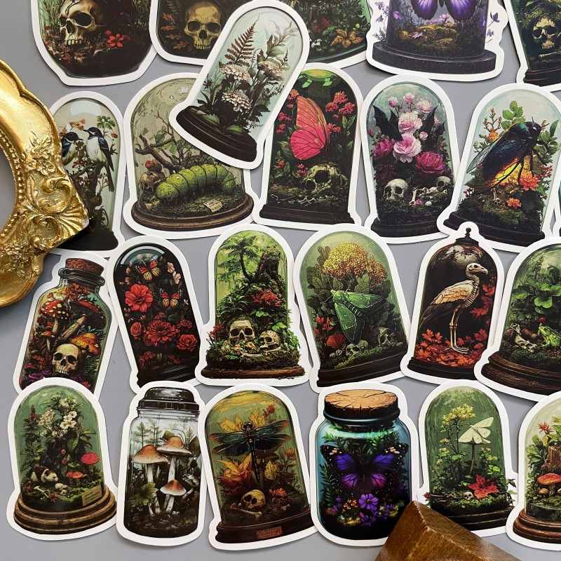 Bug Jar Sticker 56PCS