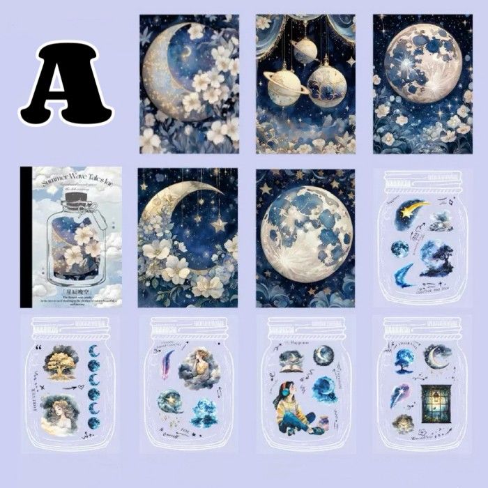 Wave Jar Sticker Book 20Sheets