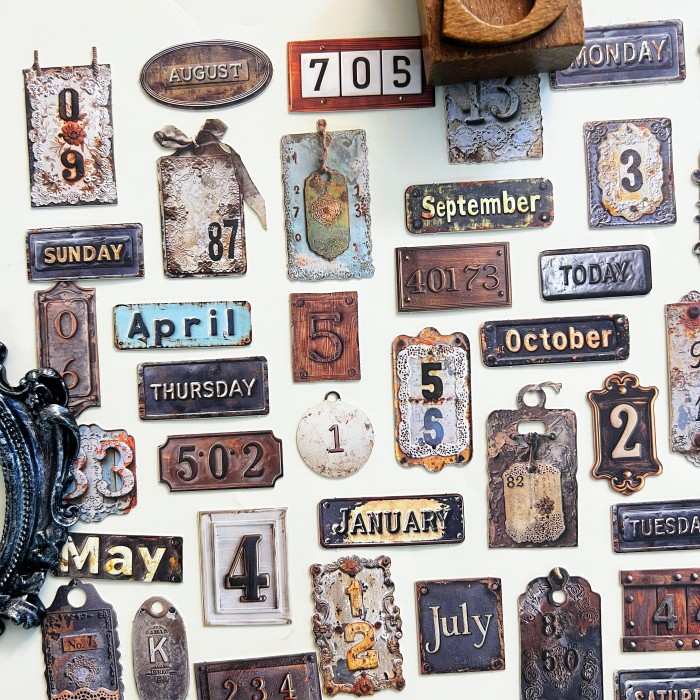 Plate Mark Sticker 60PCS
