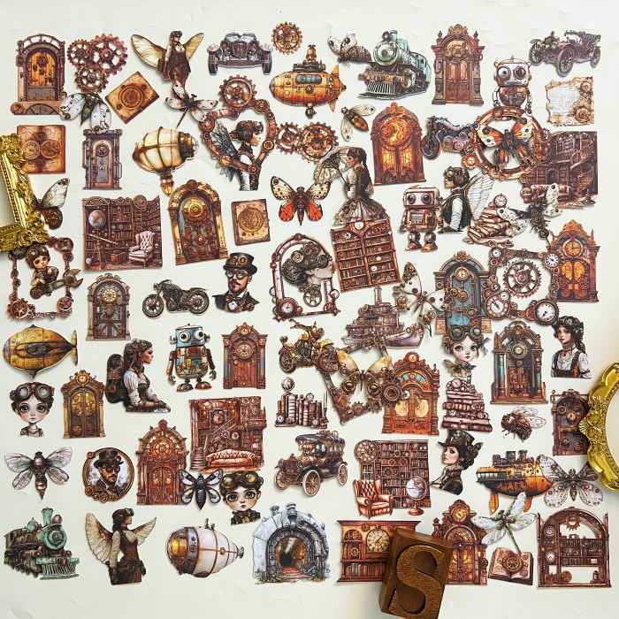 Steam Record Large Sticker Pack 90PCS
