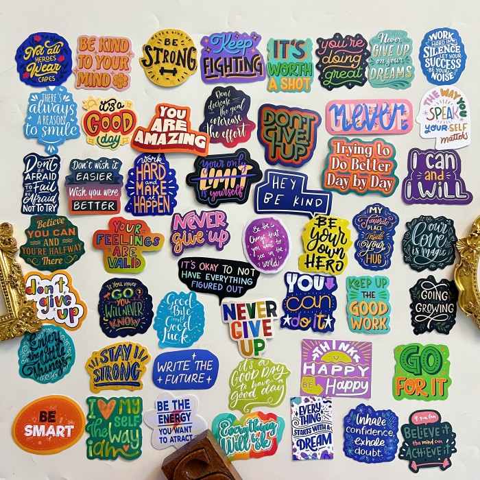 Inspire Words Sticker 50PCS