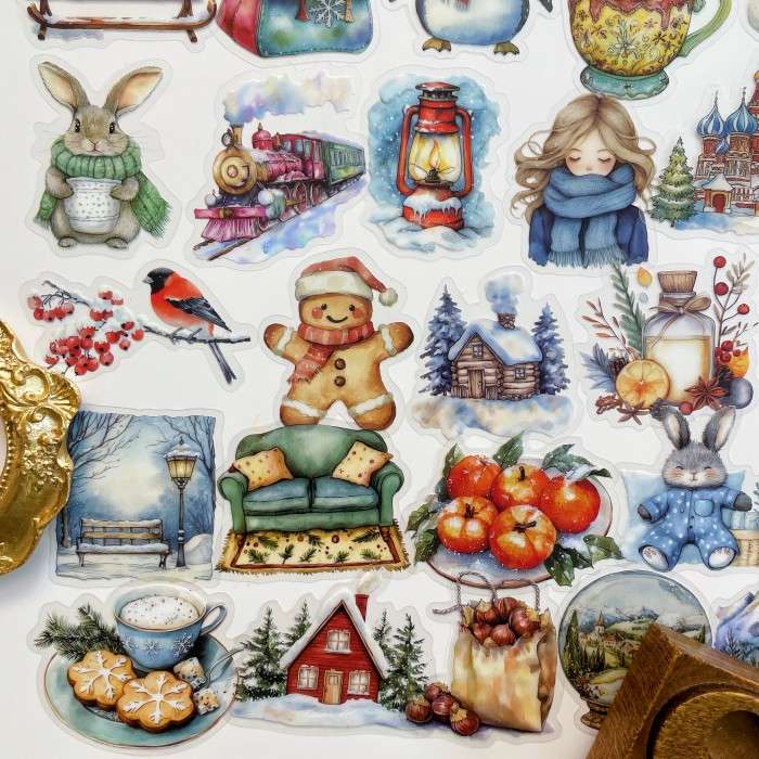 Snowday Picks Sticker 50PCS