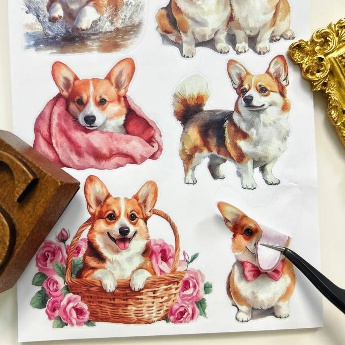 The Corgi Sticker Book 20Sheets