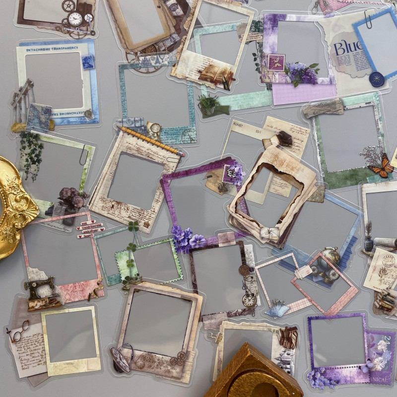 Floating Life Imprint Sticker 60PCS