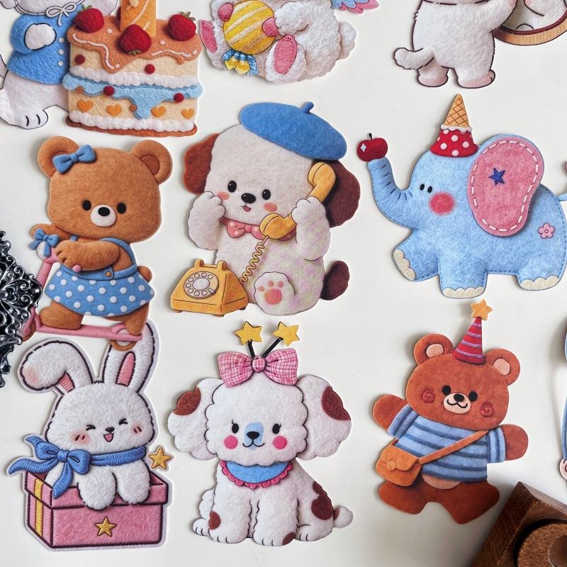 Furry Diary Sticker 30PCS