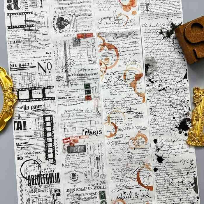 Detained Letters Washi Tape Roll