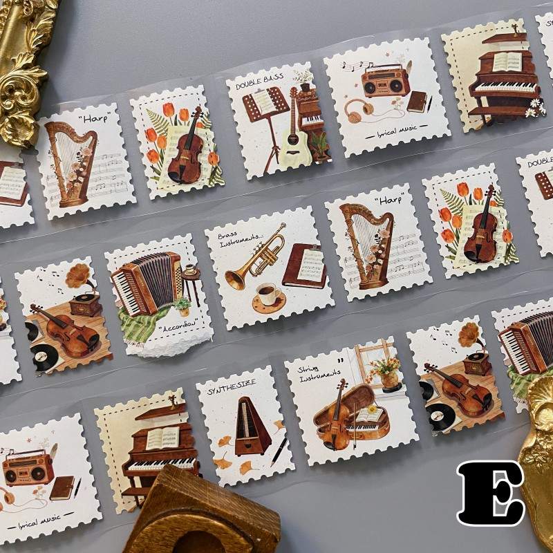 Vernal Opening Kraft Paper Sticker Roll