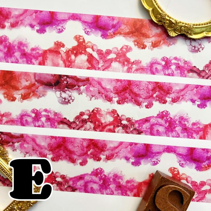 Watercolor Patterns PET Tape Roll