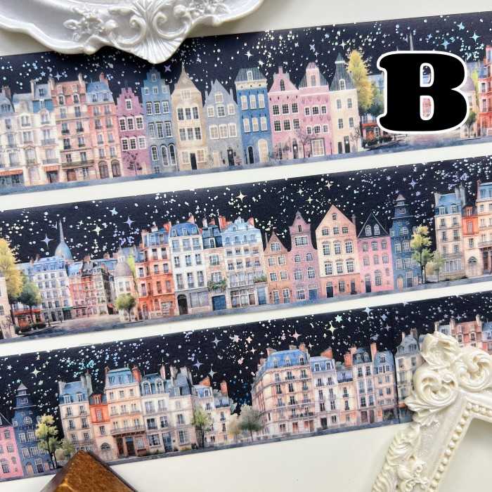 Night City Washi Tape Roll