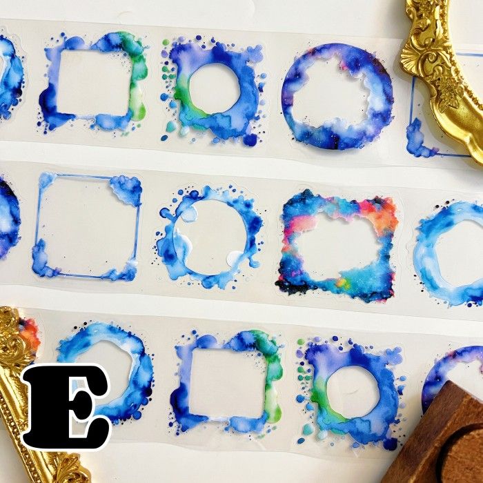 Iridescent Margin PET Tape Roll