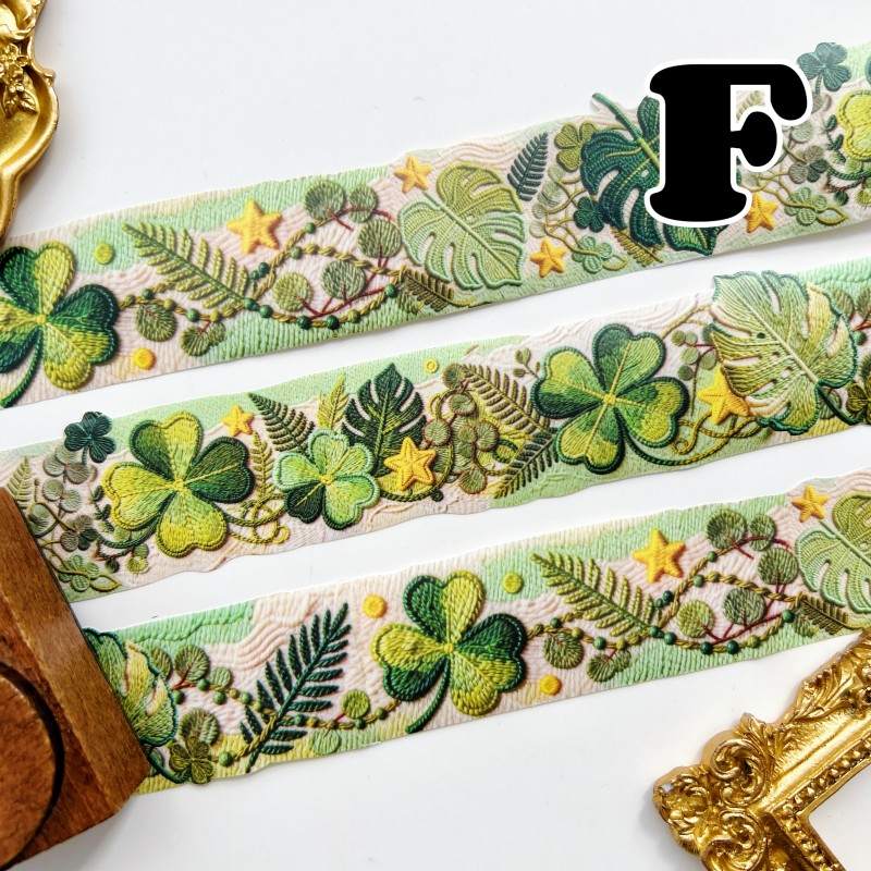 Floral Embroidery Washi Tape Roll