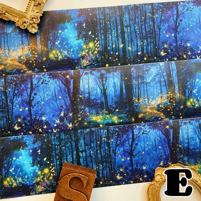 Night Forest Washi Tape Roll