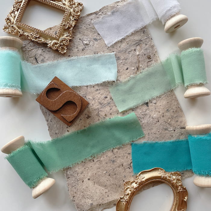 Frayed Edge Chiffon Ribbon Set #3