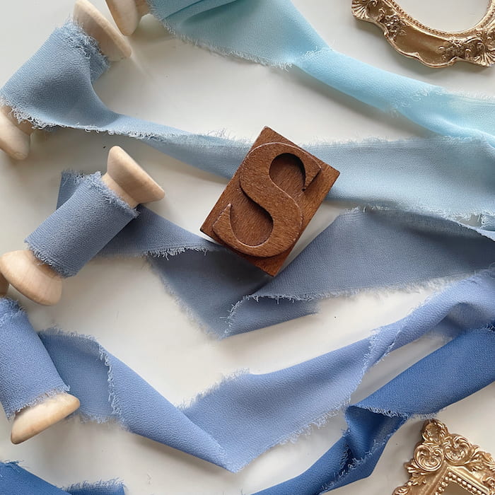 Frayed Edge Chiffon Ribbon Set #2