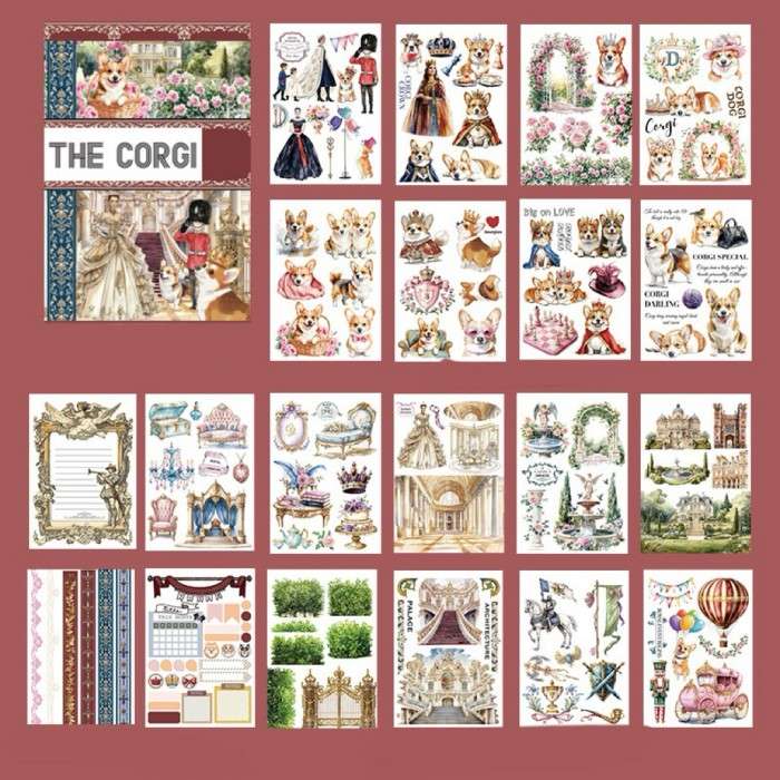 The Corgi Sticker Book 20Sheets